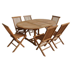 Happy Garden SETTEC03 ensemble de meubles de jardin Bois