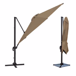 Happy Garden PAR557T-C parasol de terrasse Rectangle