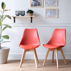 Happy Garden CHA04R chaise d'extérieur Rouge