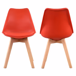 Happy Garden CHA04R chaise d'extérieur Rouge - Vue supplémentaire 4