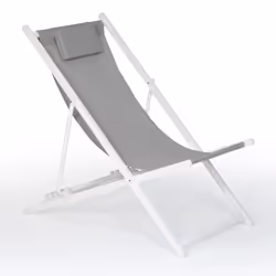 Happy Garden TEX12GW chaise d'extérieur Gris