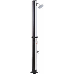 Happy Garden - Douche solaire moorea noire et argent 18L
