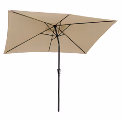 Happy Garden PAR558C parasol de terrasse Rectangle Beige