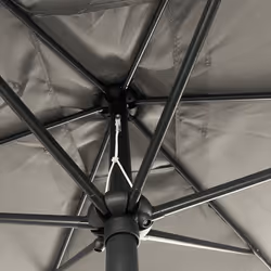 Happy Garden PAR558G parasol de terrasse Rectangle Gris - Vue supplémentaire 5