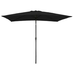 Happy Garden PAR558N parasol de terrasse Rectangle Noir