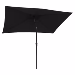 Happy Garden PAR558N parasol de terrasse Rectangle Noir