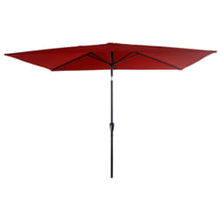 Happy Garden PAR558R parasol de terrasse Rectangle Rouge