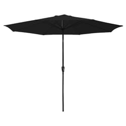 Happy Garden PAR559N parasol de terrasse Rond Noir