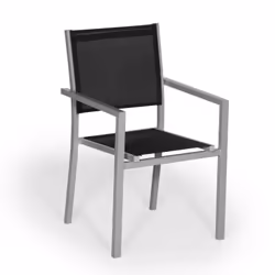 Happy Garden 1250NG-8 chaise d'extérieur Noir