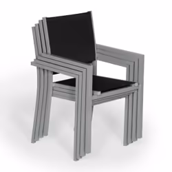 Happy Garden 1250NG-6 chaise d'extérieur Gris - Vue supplémentaire 5