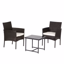 Happy Garden RES04MC, Marron, 2 siège(s), 690 mm, 520 mm, 770 mm, 22 kg