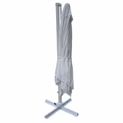 Happy Garden PAR557W-C parasol de terrasse Rectangle Blanc