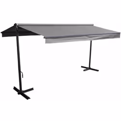 Description : Le store extérieur FRENE est conçu pour ombrager une grande surface, avec ses dimensions de 3,95 x 3 m, sans qu ...