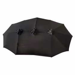 Happy Garden PAR01N parasol de terrasse Autres Noir