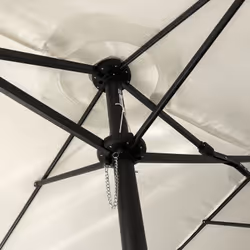 Happy Garden PAR01C parasol de terrasse Autres Beige