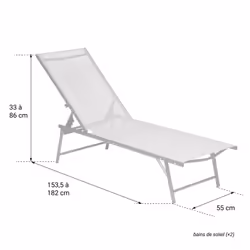 Happy Garden TEX10RW chaise d'extérieur Rose - Vue supplémentaire 6