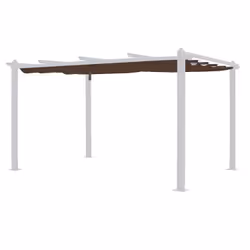 Happy Garden GAZ15TOIT Tonnelle, palissade et store de jardin Pergola