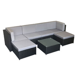 Happy Garden 960NG ensemble de meubles de jardin Noir