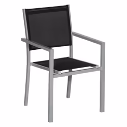 Happy Garden 1250NG-10 chaise d'extérieur Noir