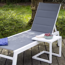 Happy Garden SET1281GW chaise d'extérieur Gris - Vue supplémentaire 4
