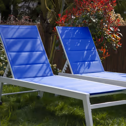 Happy Garden LOT1281BW chaise d'extérieur Bleu - Vue supplémentaire 4