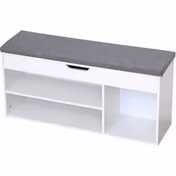 Description : Offrez-vous un meuble de rangement pour chaussures proposant une esthétique minimaliste pour s'intégrer facilem ...