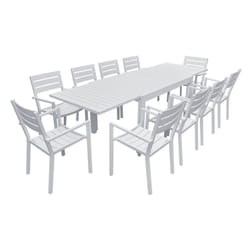 Happy Garden SET1265-66GW ensemble de meubles de jardin Blanc