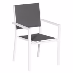 Happy Garden 1264GW-4 chaise d'extérieur Gris