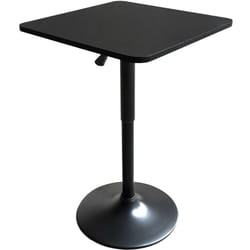 Happy Garden - Table de bar carrée noire luke
