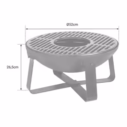 Brasero en fonte 52cm