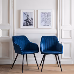 Happy Garden CHA12B-2 chaise d'extérieur Bleu