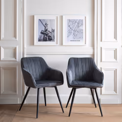 Happy Garden CHA12G-2 chaise d'extérieur Gris