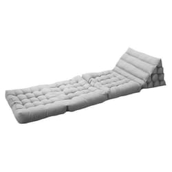 Matelas de sol modulable - PYRAMIDE - Gris clair - Rectangulaire - Intérieur - Adulte