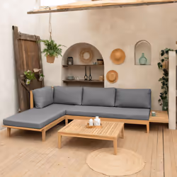 Happy Garden ACA23G ensemble de meubles de jardin Bois