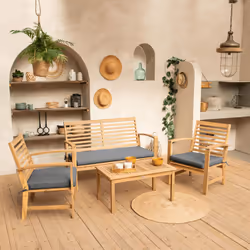 Happy Garden ACA20G ensemble de meubles de jardin Bois