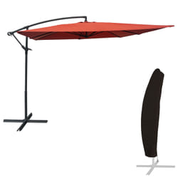 Happy Garden PAR545TC-C parasol de terrasse Carré Terre cuite