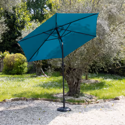 Happy Garden PAR556B parasol de terrasse Rond Bleu