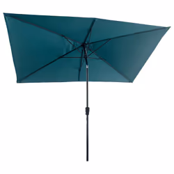 Happy Garden PAR558B parasol de terrasse Rectangle Bleu - Vue supplémentaire 4