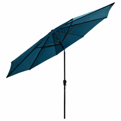 Happy Garden PAR559B parasol de terrasse Rond Bleu