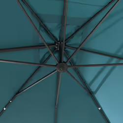 Happy Garden PAR557B-C parasol de terrasse Rectangle Bleu - Vue supplémentaire 4