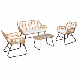Happy Garden RES31ZC, 4 siège(s), 1150 mm, 600 mm, 370 mm, 36 kg, Adultes