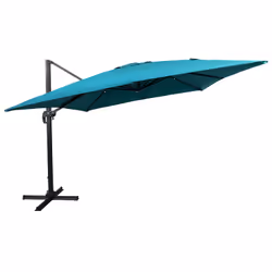 Happy Garden PAR554B-C parasol de terrasse Carré Bleu - Vue supplémentaire 4