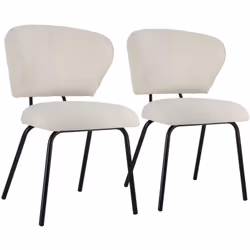 Description : Transformez votre espace de vie avec les chaises NILSA, une fusion parfaite de confort et de style. Le rembourr ...