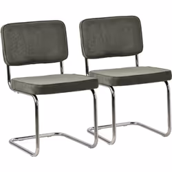 Description : Les chaises MARIA, revêtues d'un velours côtelé, incarnent une esthétique vintage pour votre espace de vie. Leu ...