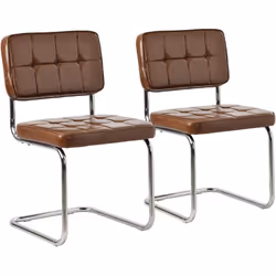Description : Découvrez les chaises MARIA au style vintage unique. Revêtues de simili, elles offrent un confort optimal grâce ...
