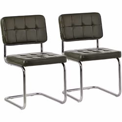 Description : Découvrez les chaises MARIA au style vintage unique. Revêtues de simili, elles offrent un confort optimal grâce ...