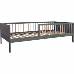 Description : Ce lit enfant de 190x90 cm, en bois de pin avec des lattes en contreplaqué, est conçu pour offrir à votre enfan ...