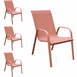Description : Le lot de chaises MARBELLA allie praticité et durabilité. Leur structure en aluminium offre une excellente rési ...