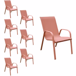 Description : Le lot de chaises MARBELLA allie praticité et durabilité. Leur structure en aluminium offre une excellente rési ...