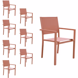 Description : Légères et faciles à manipuler, ces chaises sont pensées pour une utilisation durable. Leur assise en textilène ...
